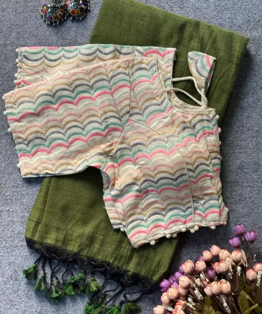 Khadi Vol 7 Cotton Casual Wear Saree with Work Blouse Collection