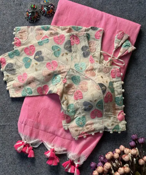 Khadi Vol 7 Cotton Casual Wear Saree with Work Blouse Collection