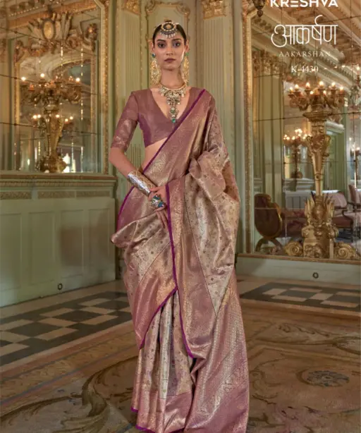 Kreshva Aakarshan Tissue Silk with Traditional Wear Saree Collection