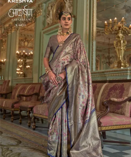 Kreshva Aakarshan Tissue Silk with Traditional Wear Saree Collection