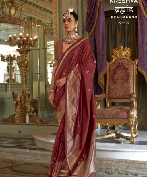 Kreshva Brahmaand Silk Festival Wear Saree Collection