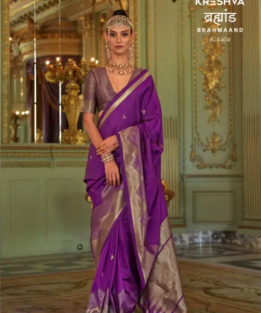 Kreshva Brahmaand Silk Festival Wear Saree Collection