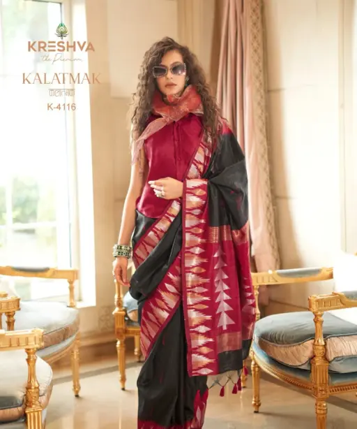 Kreshva Kalatmak Silk with Traditional Wear Saree Collection