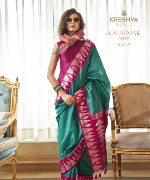Kreshva Kalatmak Silk with Traditional Wear Saree Collection