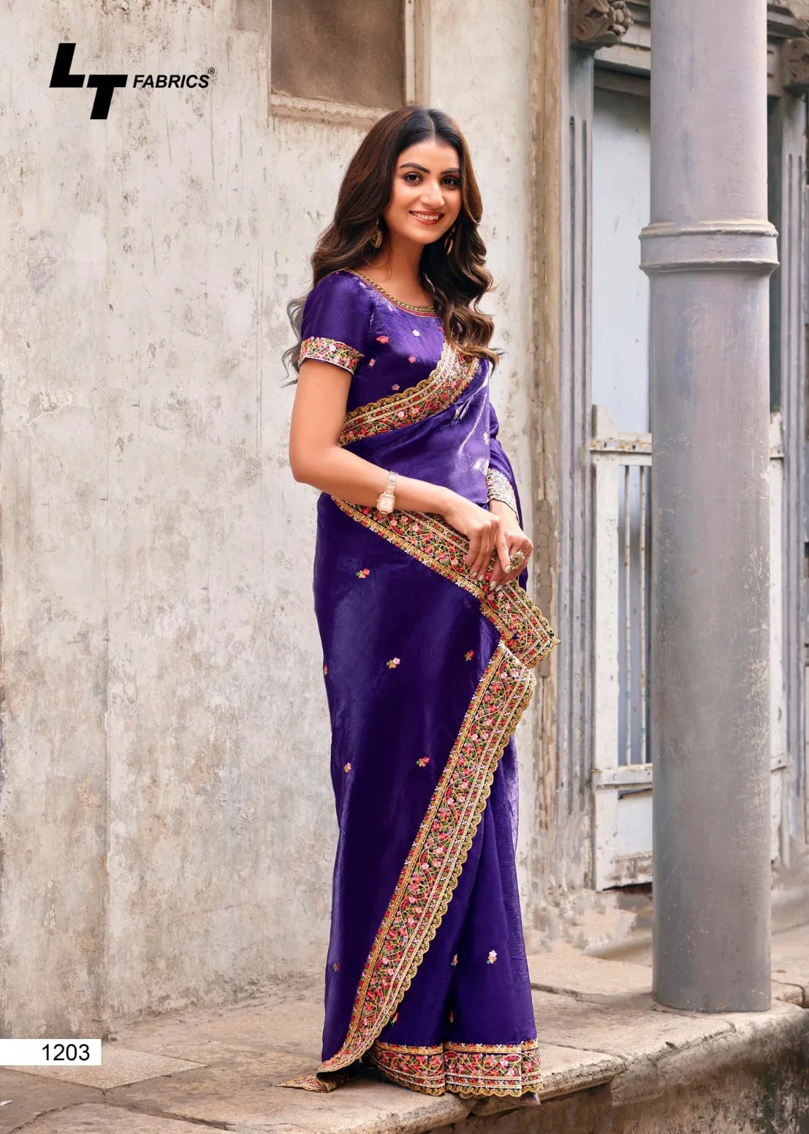 Lt Aurika Vol 12 Silk with Embroidery Work Party Wear Saree Collection