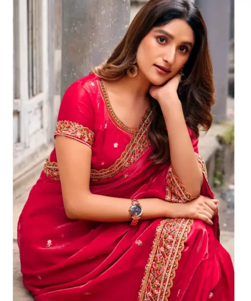 Lt Aurika Vol 12 Silk with Embroidery Work Party Wear Saree Collection