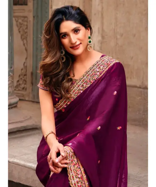 Lt Aurika Vol 12 Silk with Embroidery Work Party Wear Saree Collection