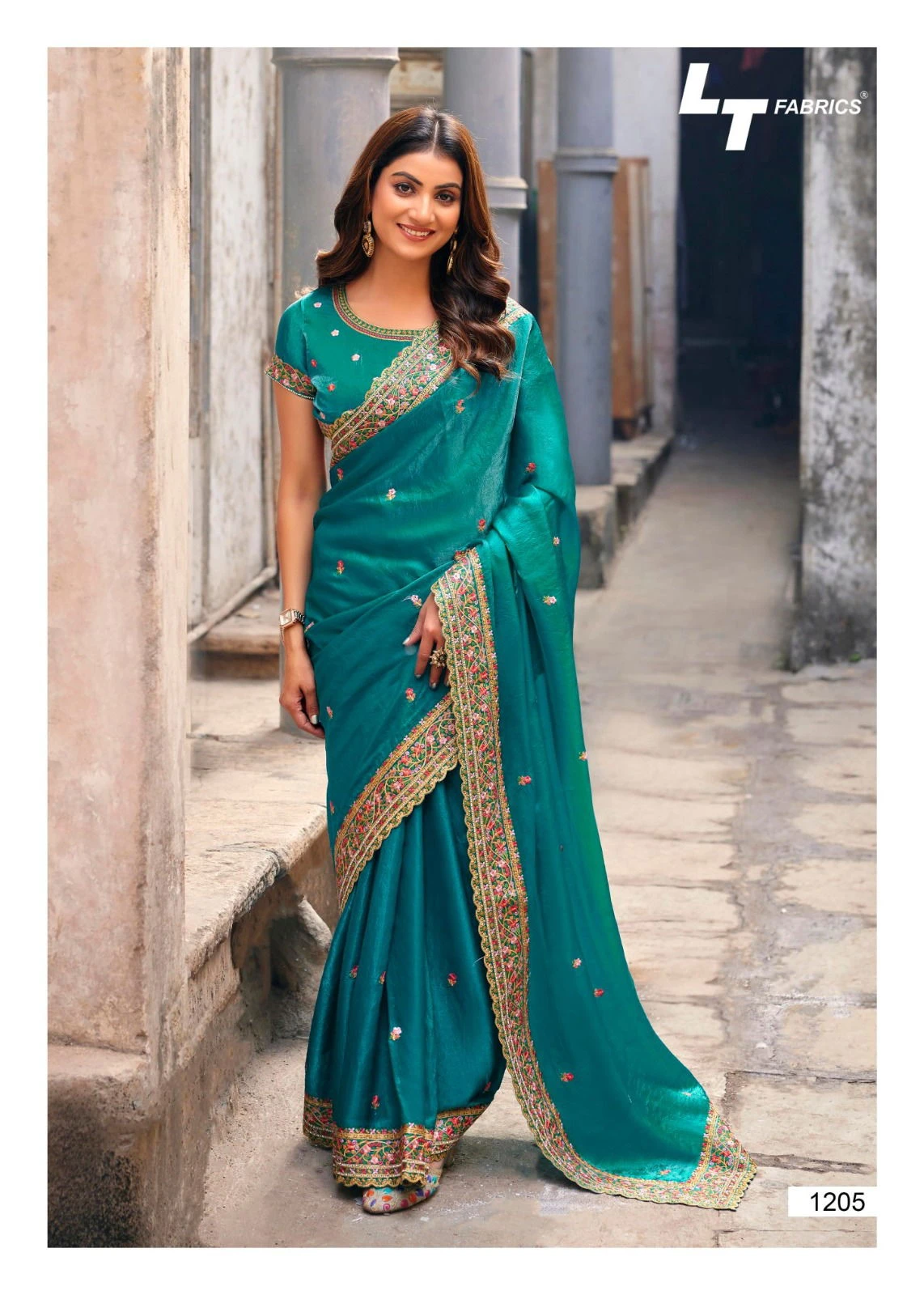 Lt Aurika Vol 12 Silk with Embroidery Work Party Wear Saree Collection