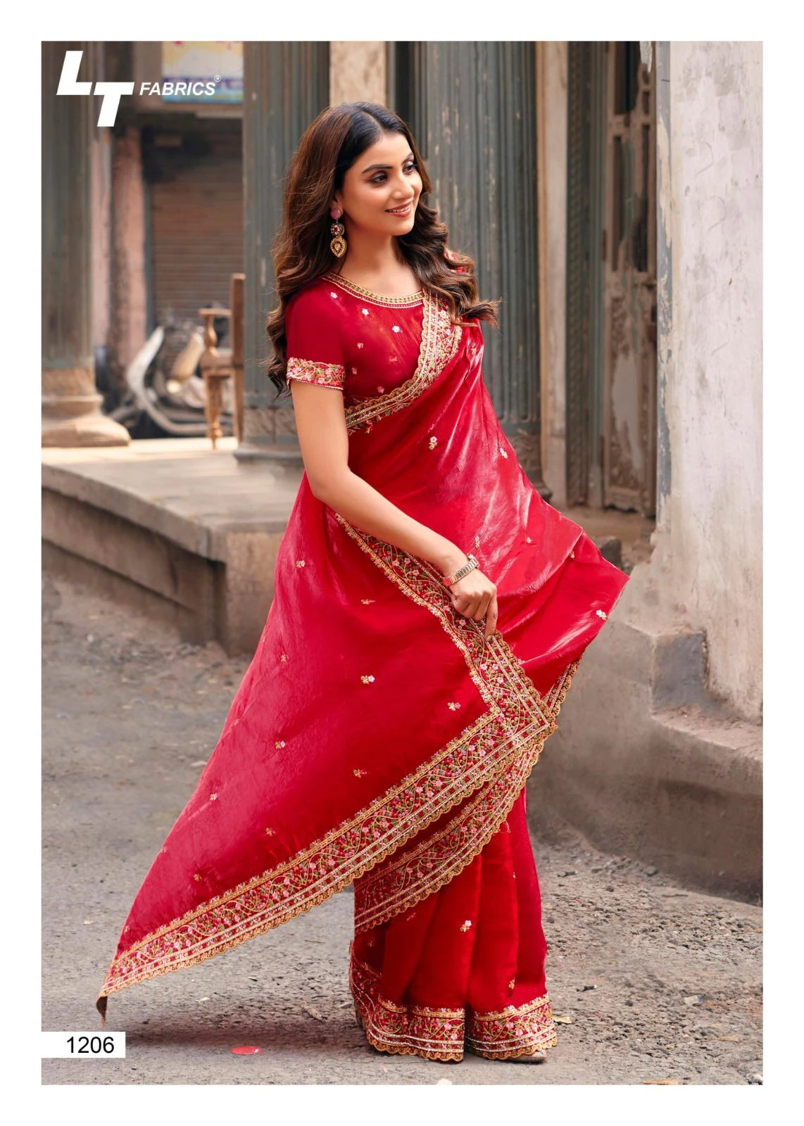 Lt Aurika Vol 12 Silk with Embroidery Work Party Wear Saree Collection