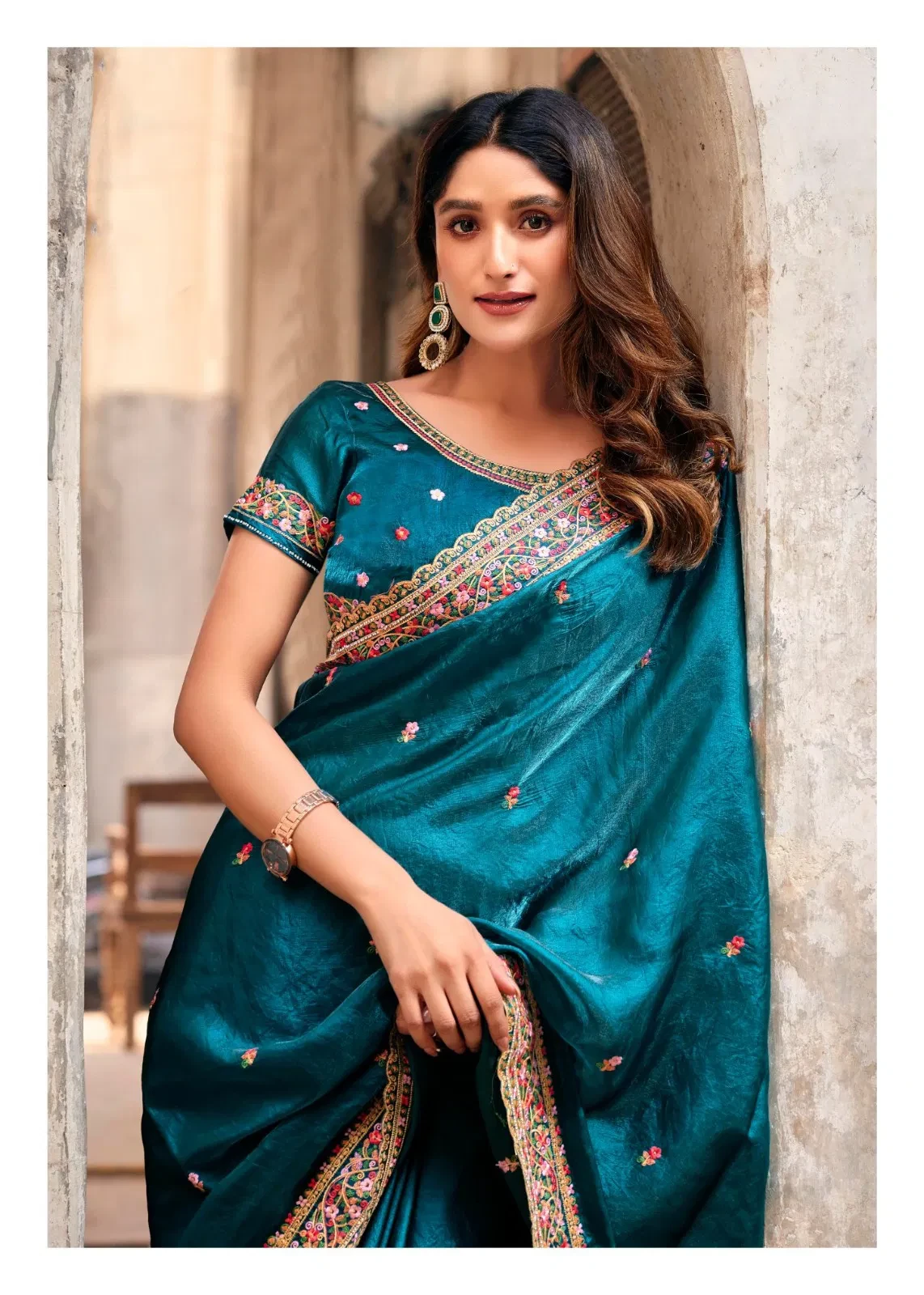 Lt Aurika Vol 12 Silk with Embroidery Work Party Wear Saree Collection