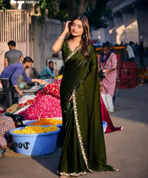 Lt Aurika Vol 5 Malai Silk with Embroidery Work Saree Collection