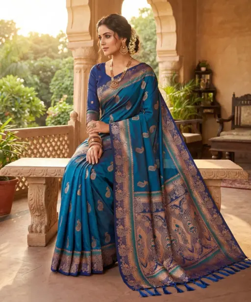 Mb 1013 Soft Paithani Silk Zari Weaving Festival Saree Collection