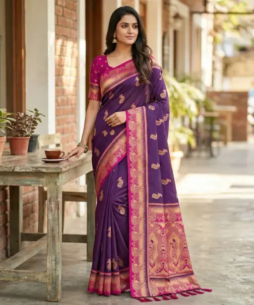 Mb 1013 Soft Paithani Silk Zari Weaving Festival Saree Collection