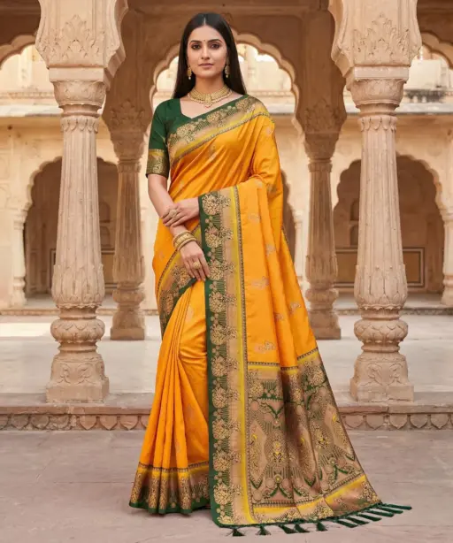 Mb 1013 Soft Paithani Silk Zari Weaving Festival Saree Collection