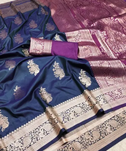 Mb 1027 Matka Soft Banarasi Silk Zari Weaving Saree Collection