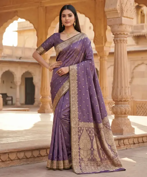 Mb 1131 Banarasi Silk Zari Weaving Saree Collection