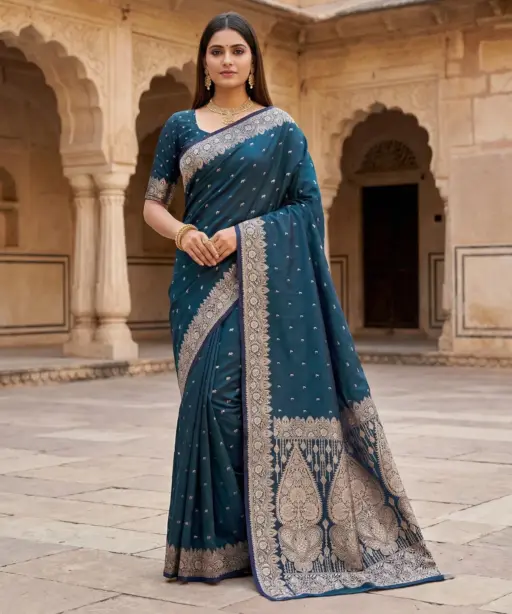 Mb 1131 Banarasi Silk Zari Weaving Saree Collection