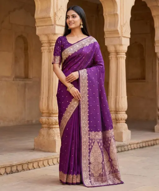 Mb 1131 Banarasi Silk Zari Weaving Saree Collection
