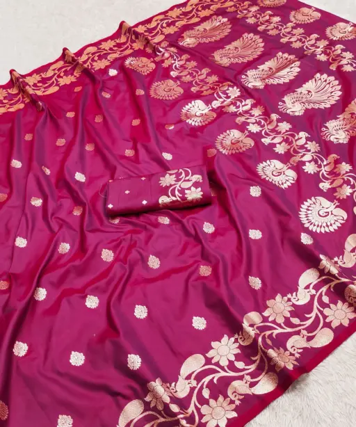 Mb 213 Banarasi Silk Zari Weaving Festival Saree Collection