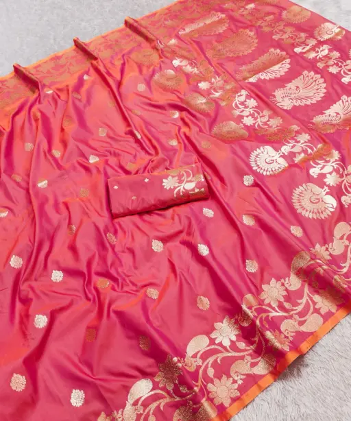Mb 213 Banarasi Silk Zari Weaving Festival Saree Collection