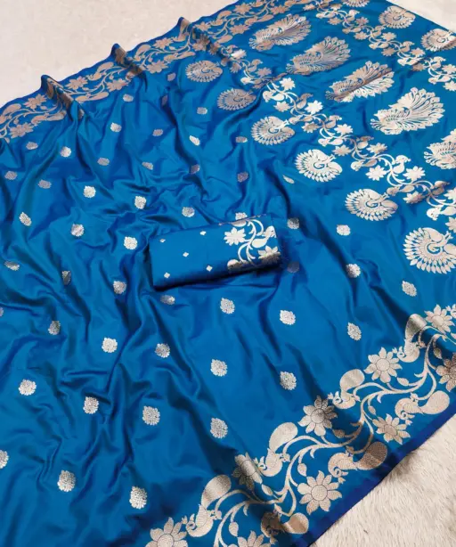 Mb 213 Banarasi Silk Zari Weaving Festival Saree Collection