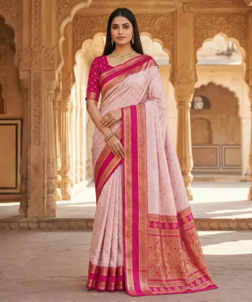 Mb 3326 Banarasi Silk Zari Weaving Traditional Saree Collection