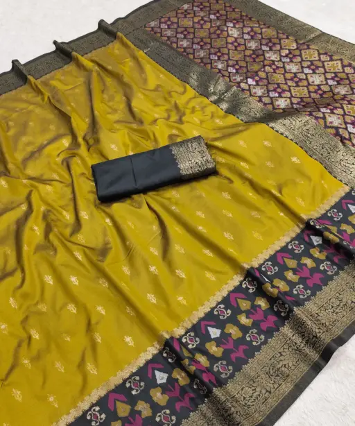 Mb 6140 Pochampalli Silk Blend Ikkat Saree Collection
