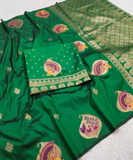 Mb 6315 Premium Banarasi Silk Zari Saree Collection