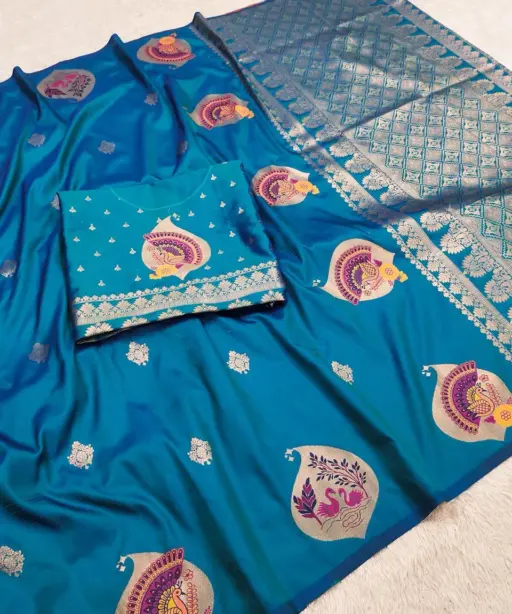 Mb 6315 Premium Banarasi Silk Zari Saree Collection