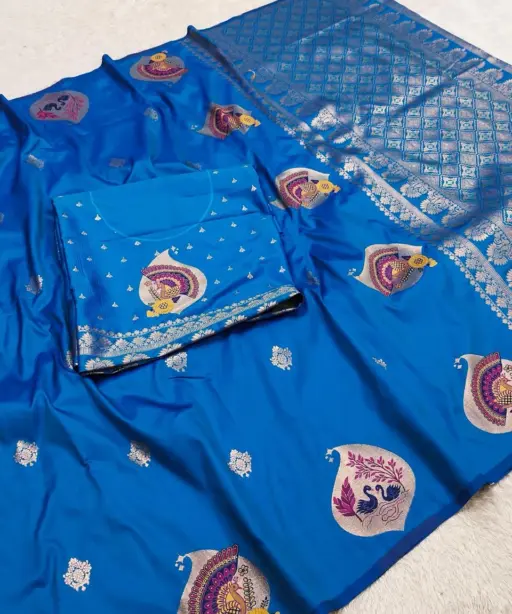 Mb 6315 Premium Banarasi Silk Zari Saree Collection