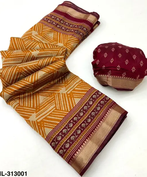 Rajyog Mul Cotton 313001 to 04 Unique Printed Saree Collection