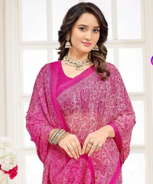 Ruchi Star Chiffon 227 Chiffon Printed Casual Wear Saree Collection