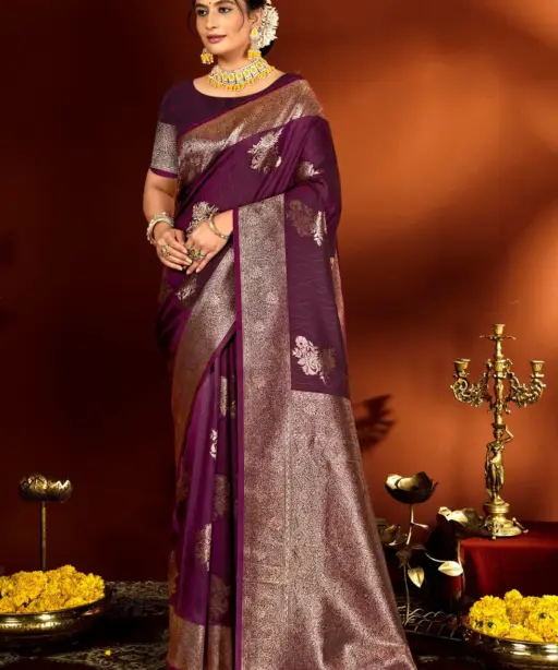 Saroj Arundhati Silk Vol 5 Rich Pallu Festival Wear Stylish Saree