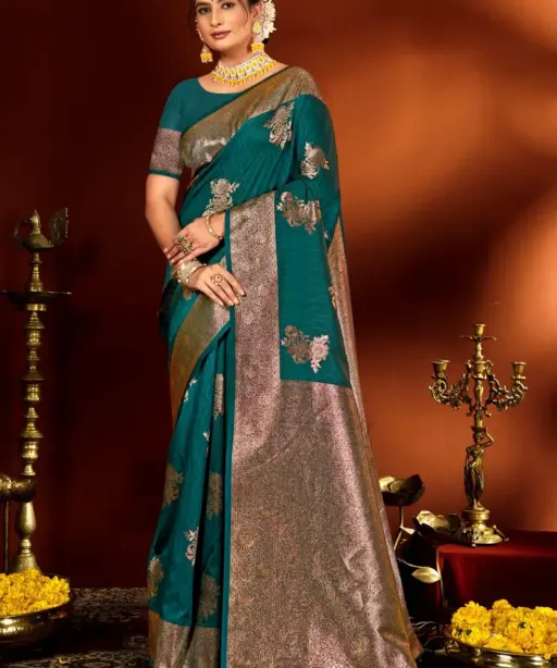 Saroj Arundhati Silk Vol 5 Rich Pallu Festival Wear Stylish Saree