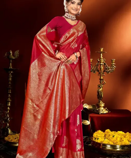 Saroj Arundhati Silk Vol 5 Rich Pallu Festival Wear Stylish Saree