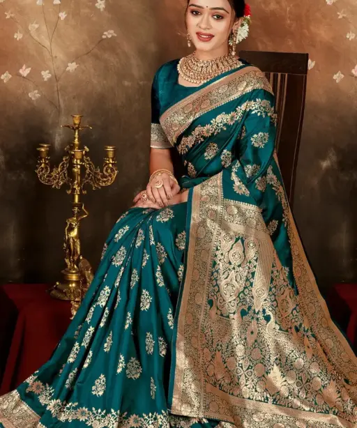 Saroj Arundhati Silk Vol 6 Rich Pallu Festival Wear Stylish Saree