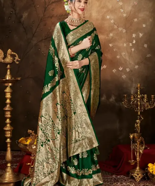 Saroj Arundhati Silk Vol 6 Rich Pallu Festival Wear Stylish Saree