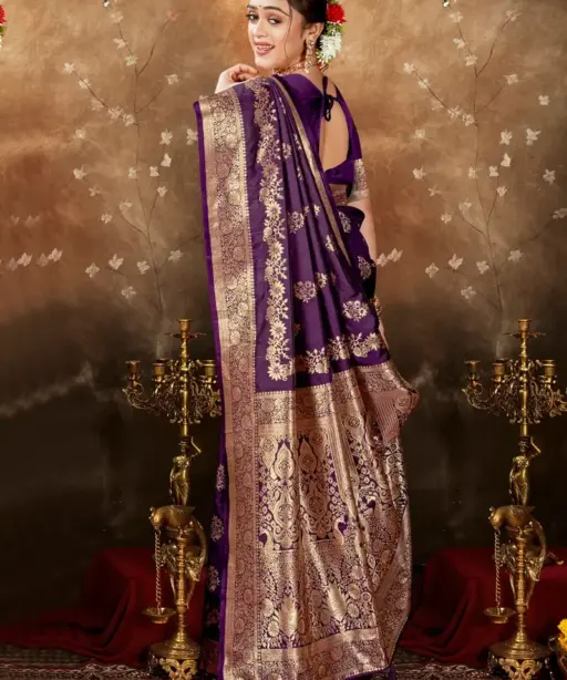 Saroj Arundhati Silk Vol 6 Rich Pallu Festival Wear Stylish Saree