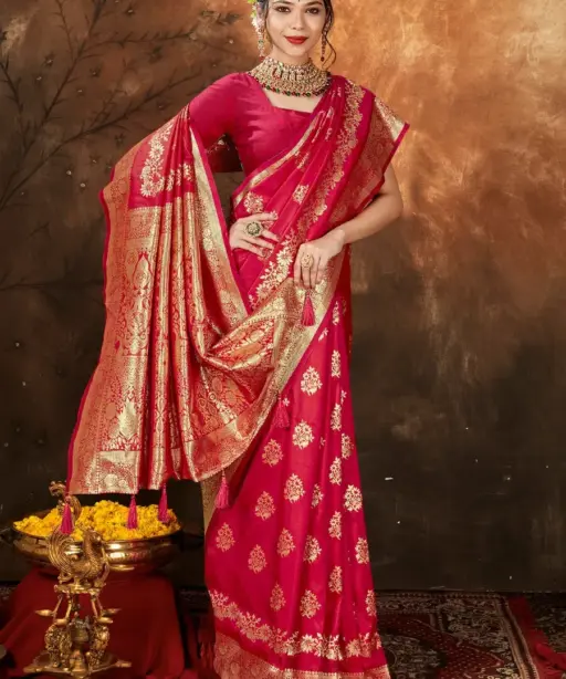 Saroj Arundhati Silk Vol 6 Rich Pallu Festival Wear Stylish Saree