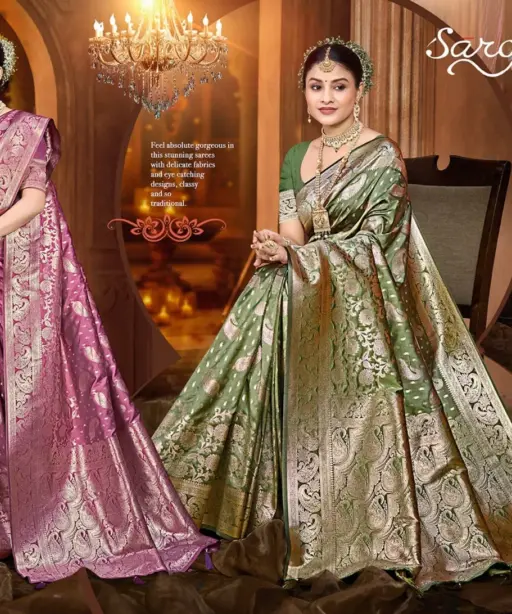 Saroj Matka Silk Vol 2 Rich Pallu Silk Festival Saree Collection