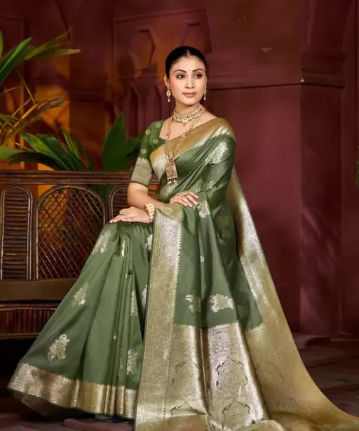 Saroj Matka Silk Vol 6 Zari Weaving Silk Saree Collection