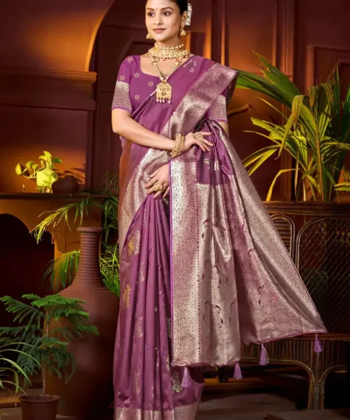 Saroj Matka Silk Vol 6 Zari Weaving Silk Saree Collection