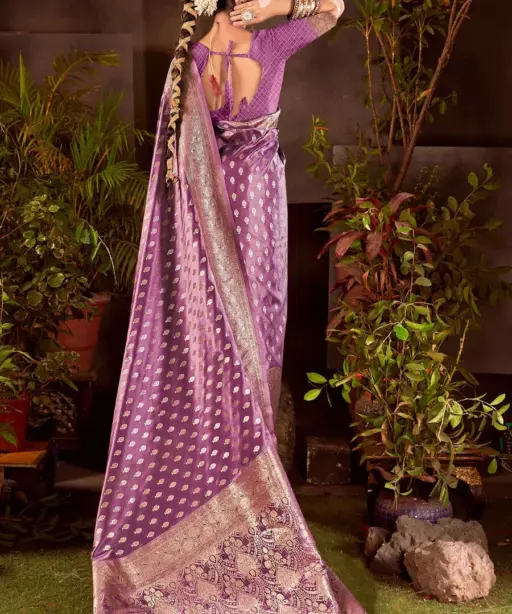 Saroj Monika Satin Vol 2 Zari Weaving Rich Pallu Silk Saree