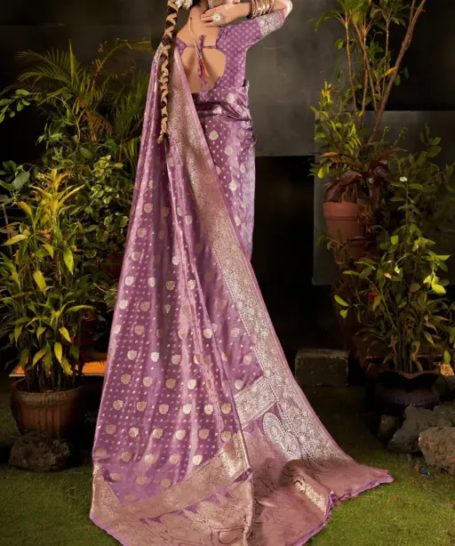 Saroj Monika Satin Vol 3 Zari Weaving Rich Pallu Silk Saree