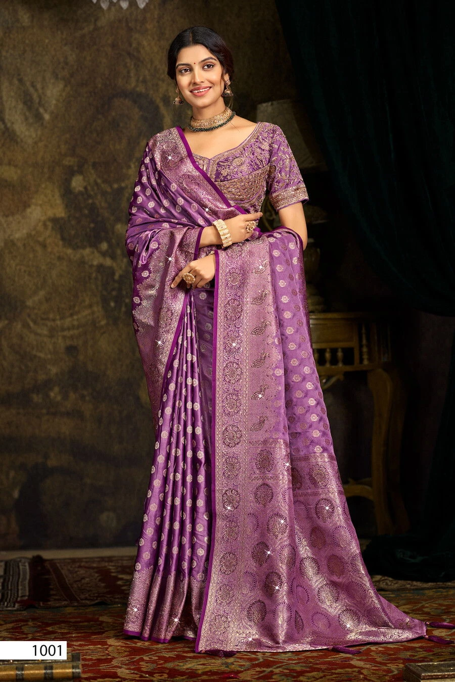 Saroj Noor Satin Saroski Vol 1 Rich Pallu Silk Saree Collection