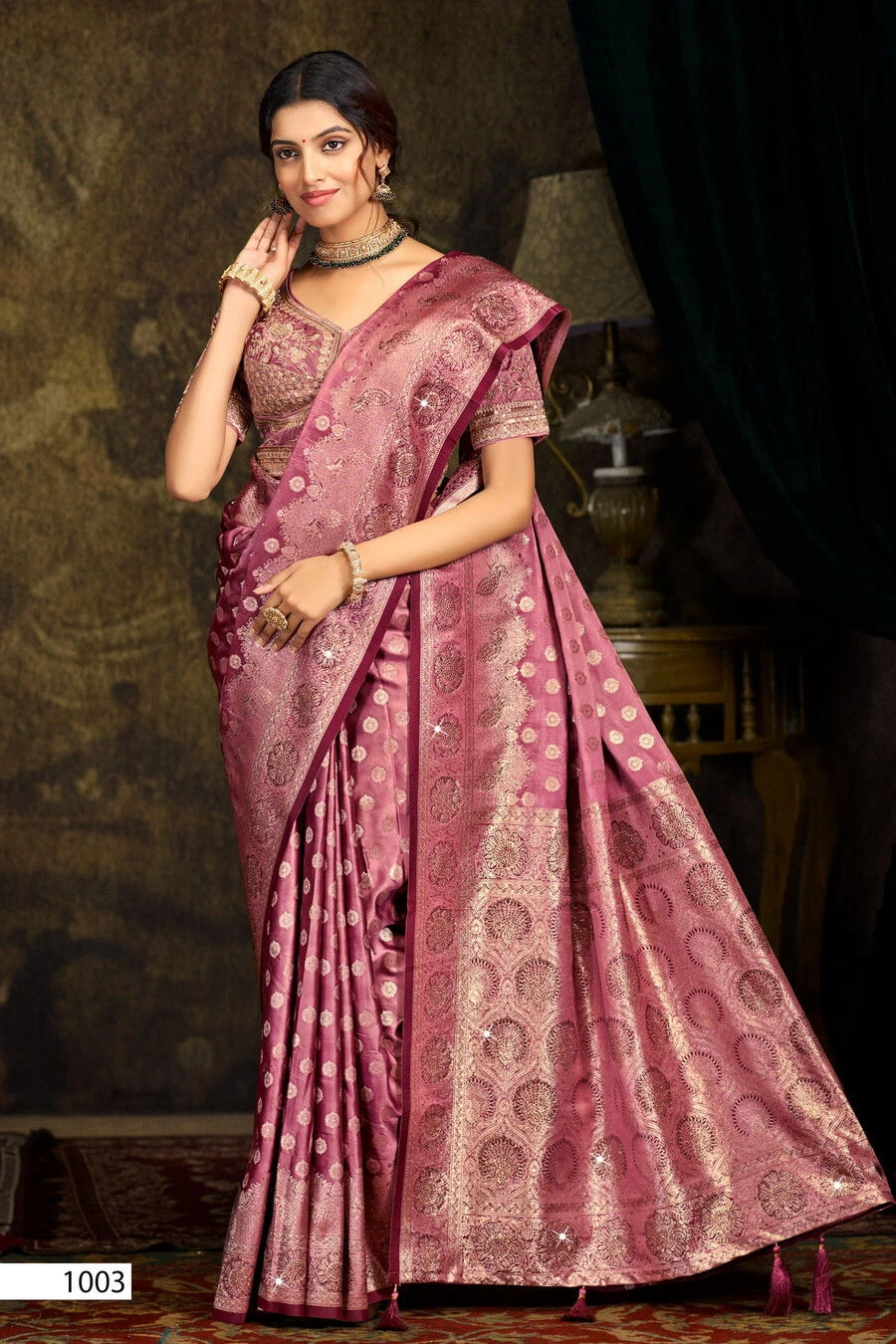 Saroj Noor Satin Saroski Vol 1 Rich Pallu Silk Saree Collection