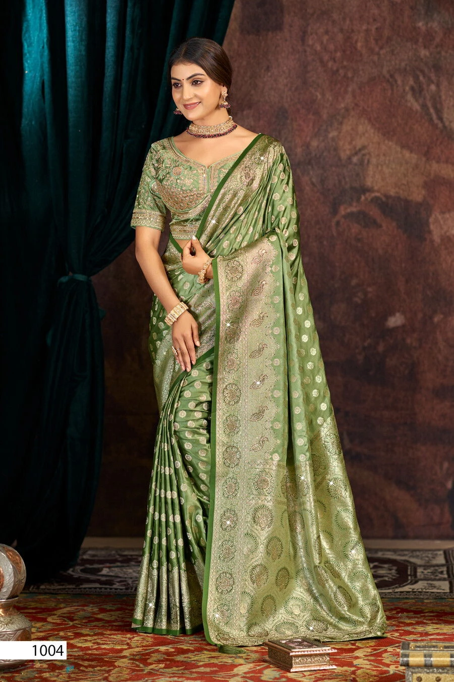 Saroj Noor Satin Saroski Vol 1 Rich Pallu Silk Saree Collection