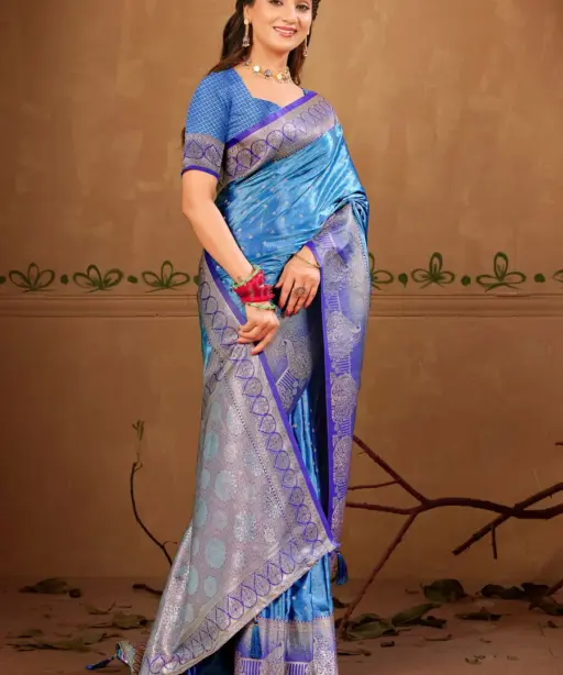 Saroj Vedika Satin Vol 2 Satin Silk Wedding Wear Saree Collection