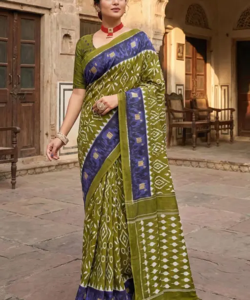 Scdf Bagru K Fancy Cotton Casual Wear Saree Collection
