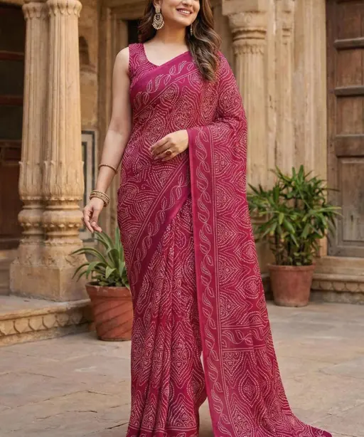 Scdf Bagru M Cotton Printed Casual Wear Saree Collection